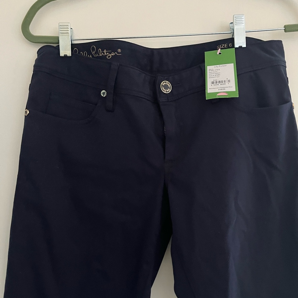 Lilly Pulitzer Worth Skinny midnight navy NWT 6